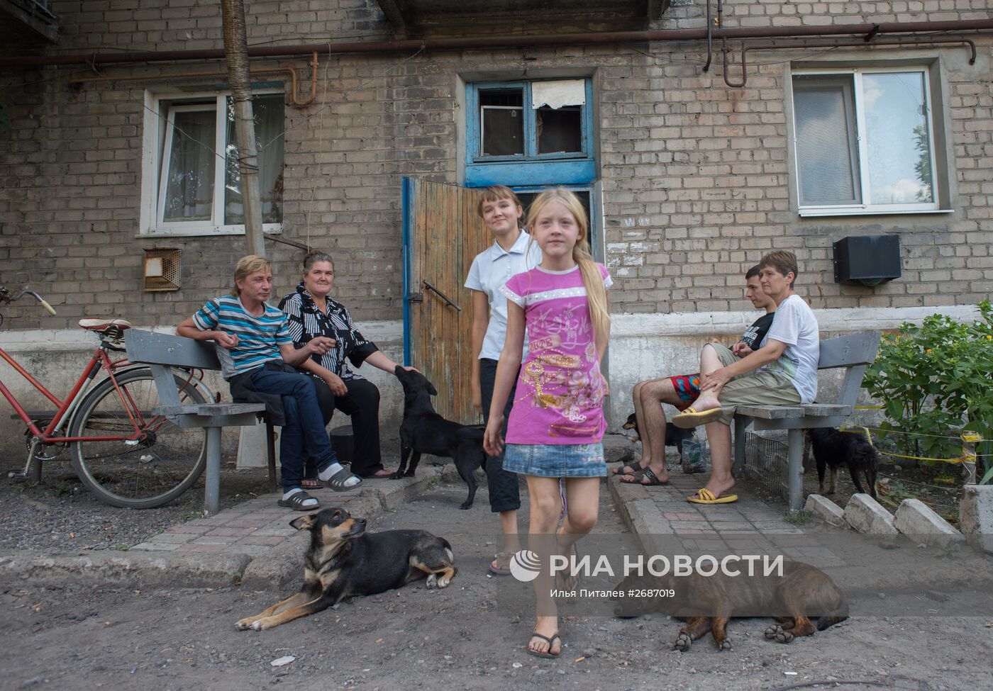 Ситуация в поселке Спартак Донецкой области