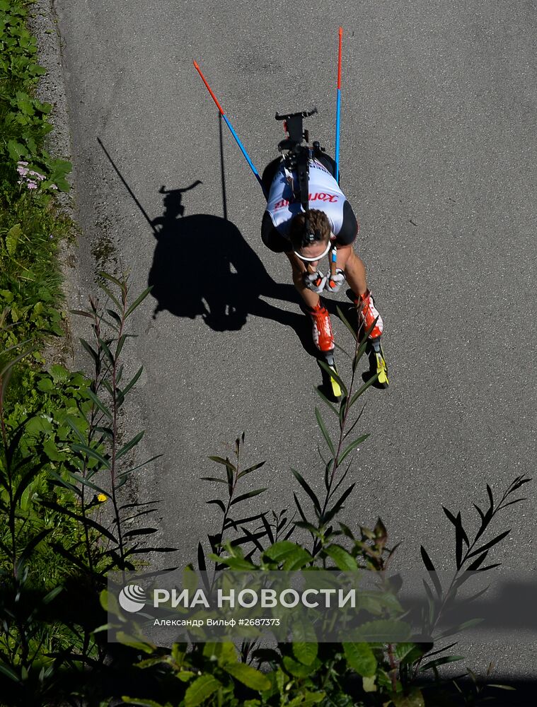 Биатлон. Тренировка мужской сборной России