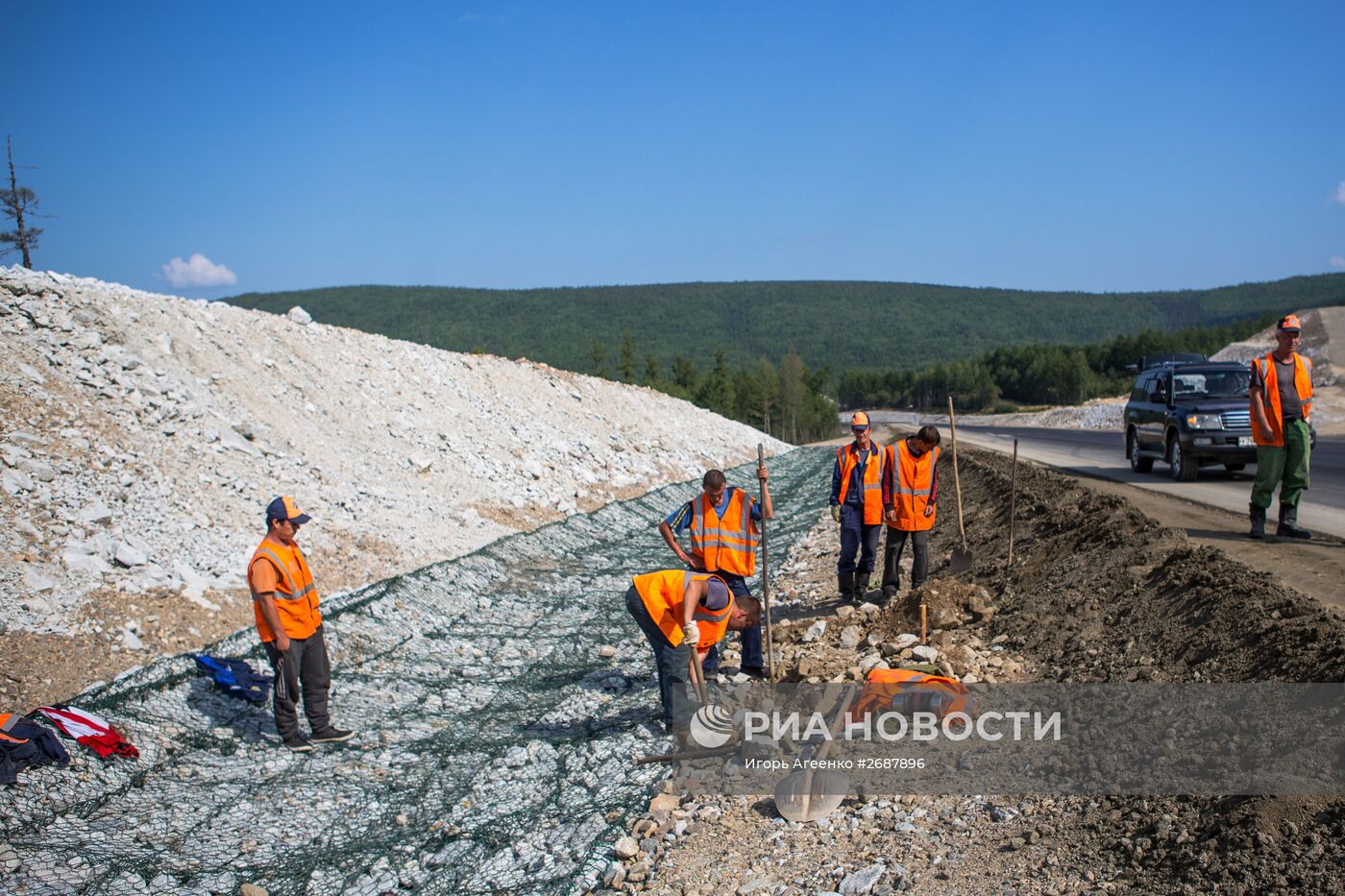 Реконструкция федеральной трассы "Лена" в Приамурье