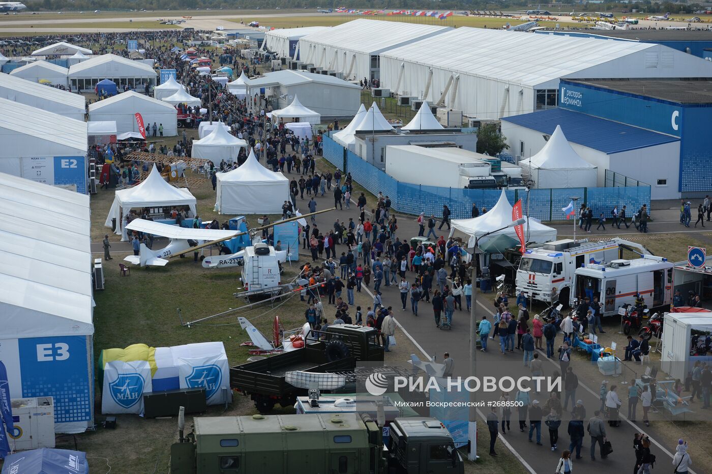 Закрытие Международного авиационного-космического салона МАКС 2015