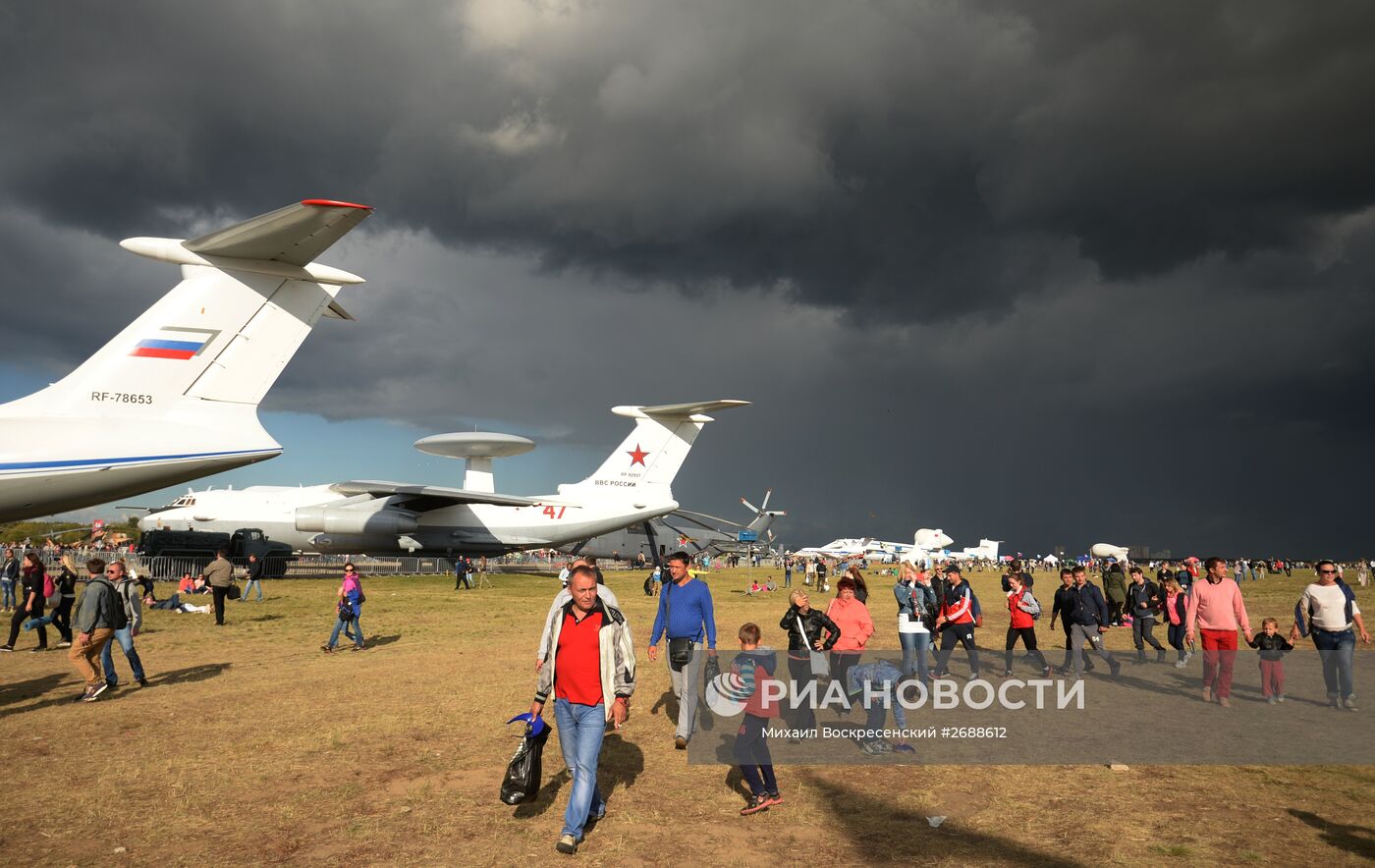 Закрытие Международного авиационного-космического салона МАКС 2015