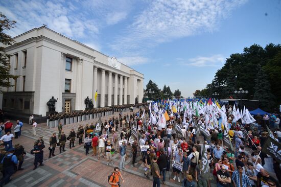Протестные акции в Киеве