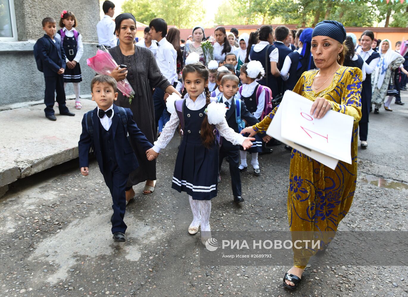 1 сентября в Душанбе