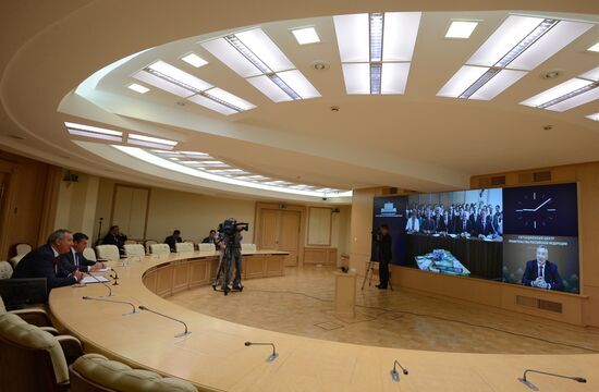 Вице-премьер Д.Рогозин провел видеомост с Приднестровьем