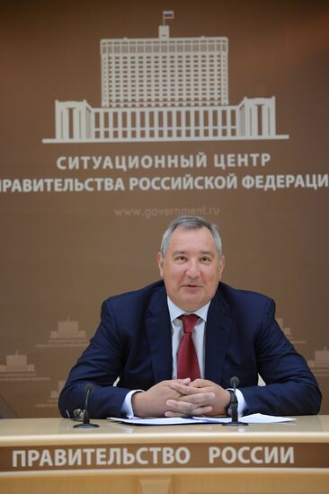 Вице-премьер Д.Рогозин провел видеомост с Приднестровьем