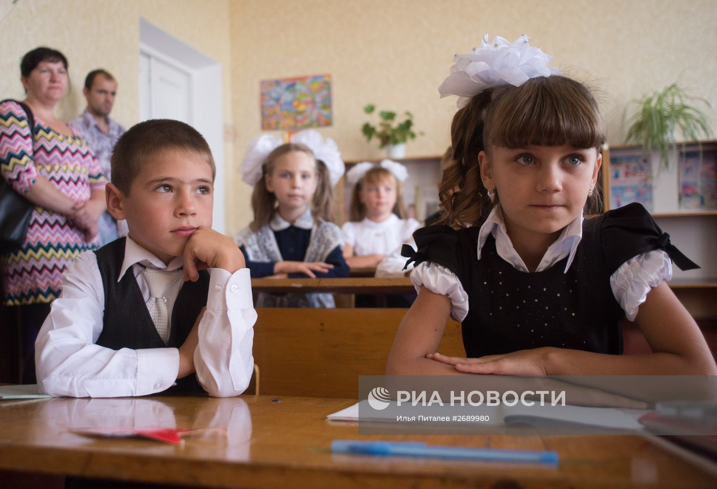 1 сентября в школе имени фотокорреспондента МИА "Россия сегодня" Андрея Стенина в городе Снежное ДНР