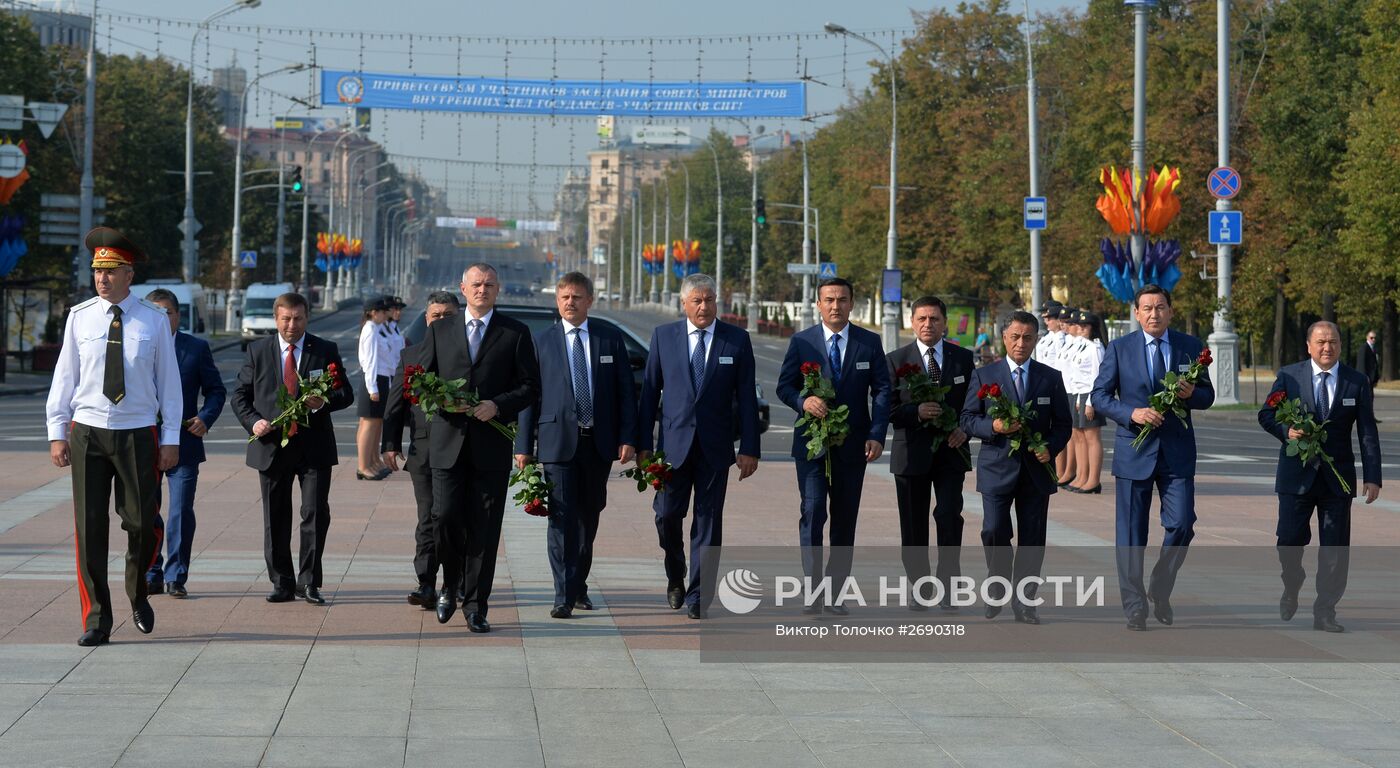 Заседание Совета министров внутренних дел государств-участников СНГ в Минске