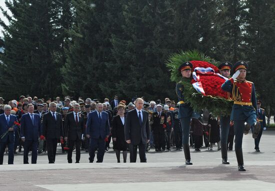 Рабочая поездка президента РФ В.Путина в Читу