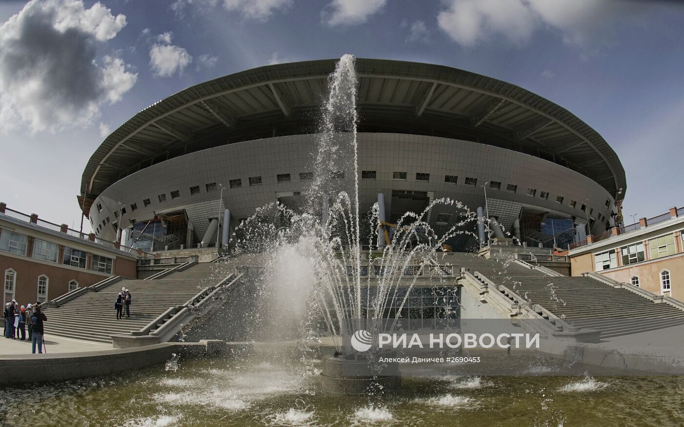 Футбол. Визит делегации FIFA и Оргкомитета "Россия-2018" на стадион "Зенит-Арена"