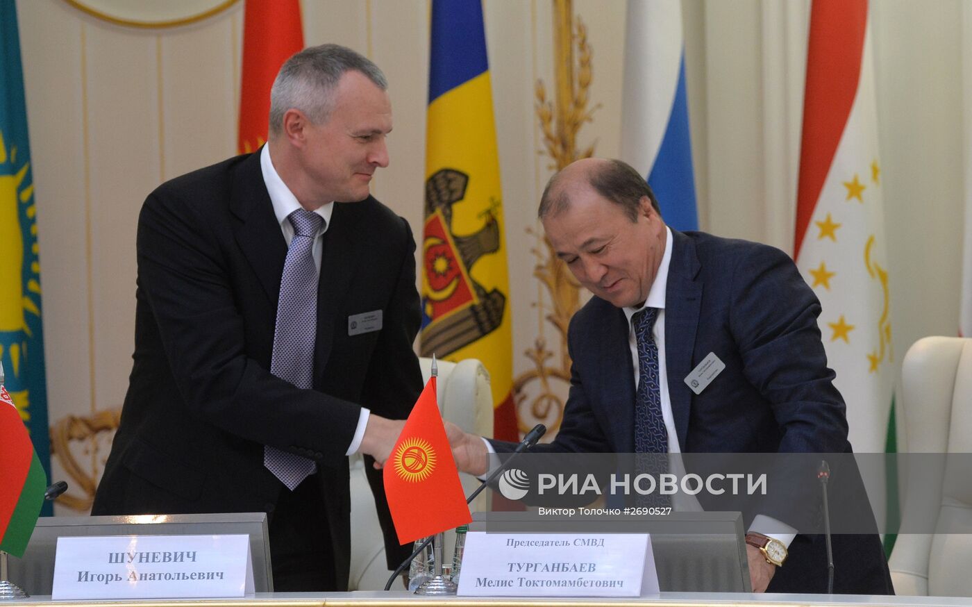 Заседание Совета министров внутренних дел государств-участников СНГ в Минске