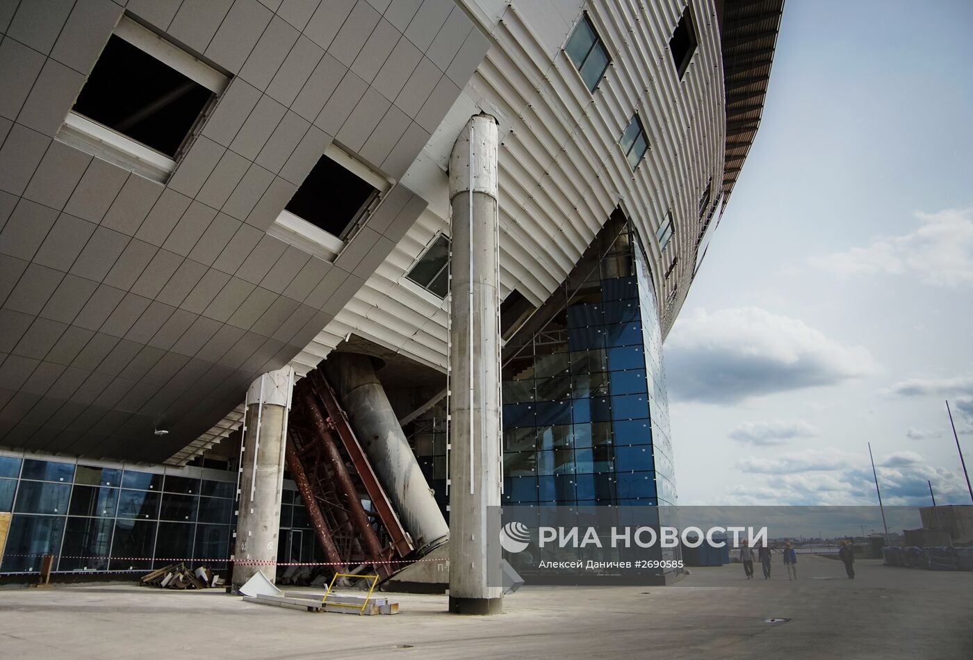 Футбол. Визит делегации FIFA и Оргкомитета "Россия-2018" на стадион "Зенит-Арена"