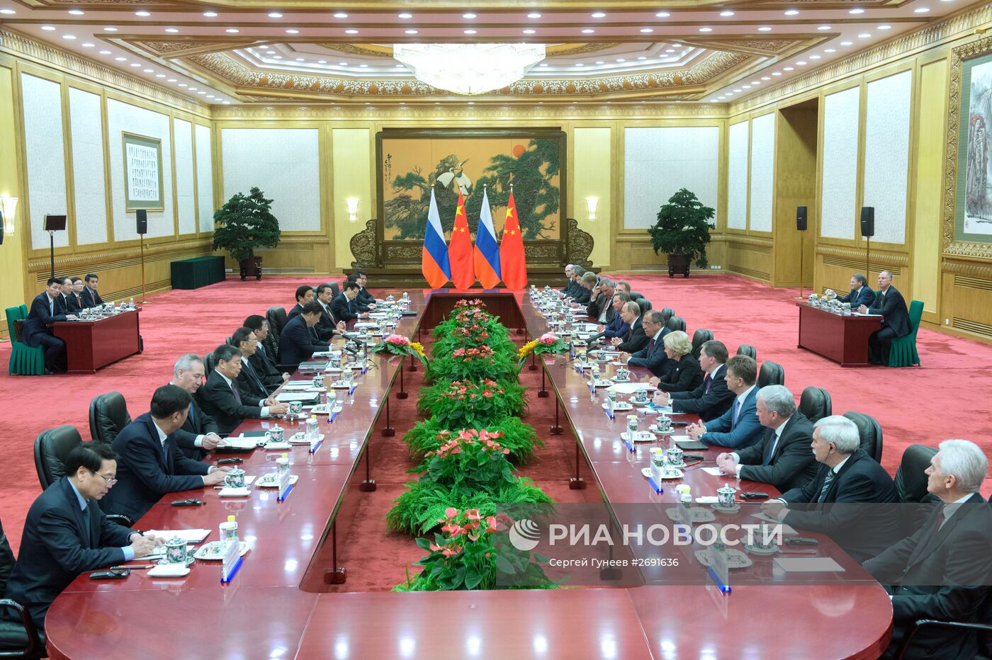 Визит президента РФ В.Путина в Китайскую Народную Республику. День второй