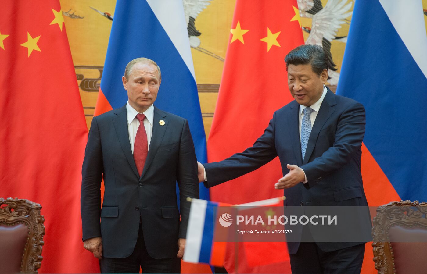 Визит президента РФ В.Путина в Китайскую Народную Республику. День второй