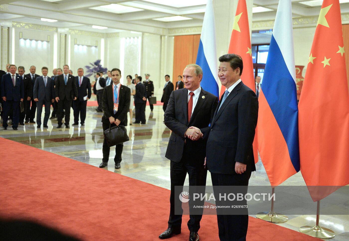 Визит президента РФ В.Путина в Китайскую Народную Республику. День второй