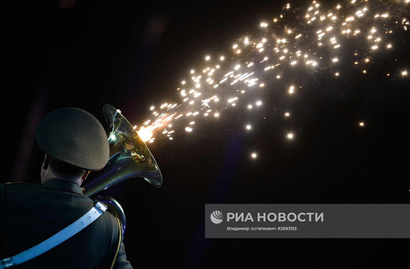 Генеральная репетиция торжественного открытия фестиваля "Спасская башня"