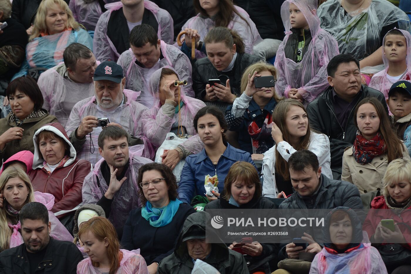 Торжественная церемония открытия Дня города Москвы на Красной площади