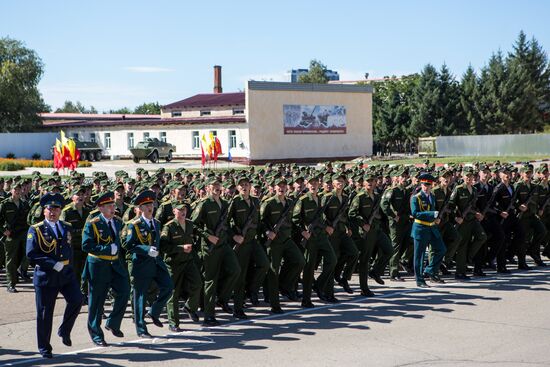 Принятие присяги курсантами ДВОКУ в Амурской области