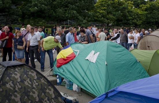 Акции протеста в Кишиневе