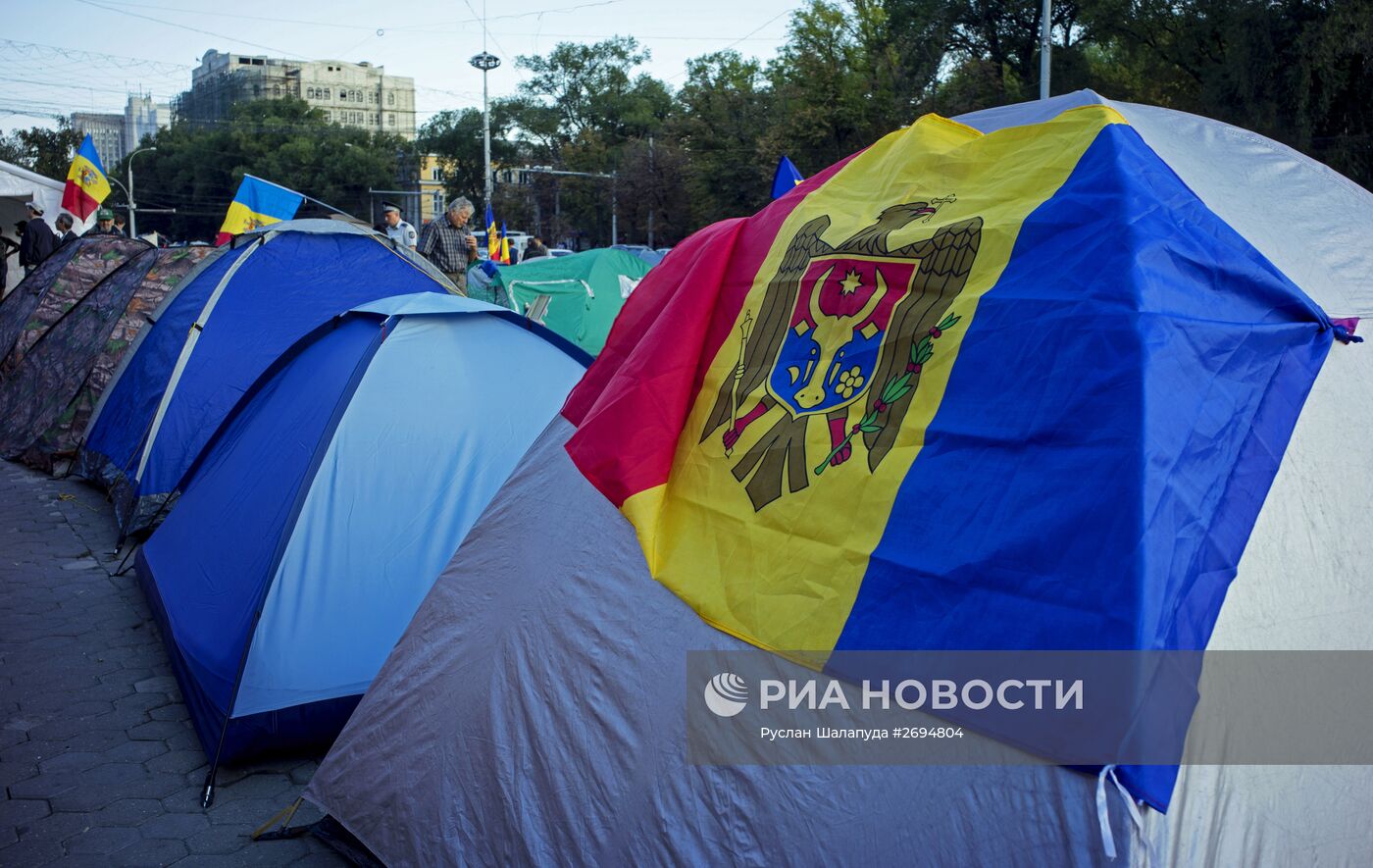 Акции протеста в Кишиневе