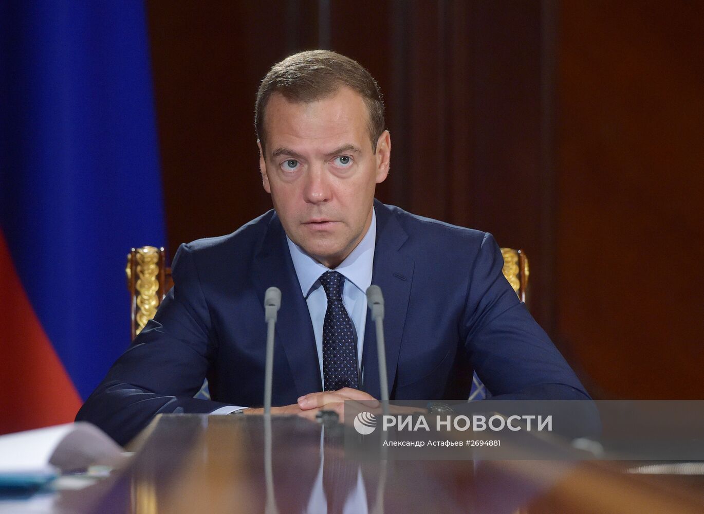 Премьер-министр РФ Д.Медведев провел совещание с вице-премьерами РФ