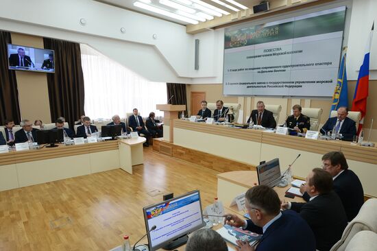 Вице-премьер правительства РФ Д.Рогозин провел совещание Морской коллегии