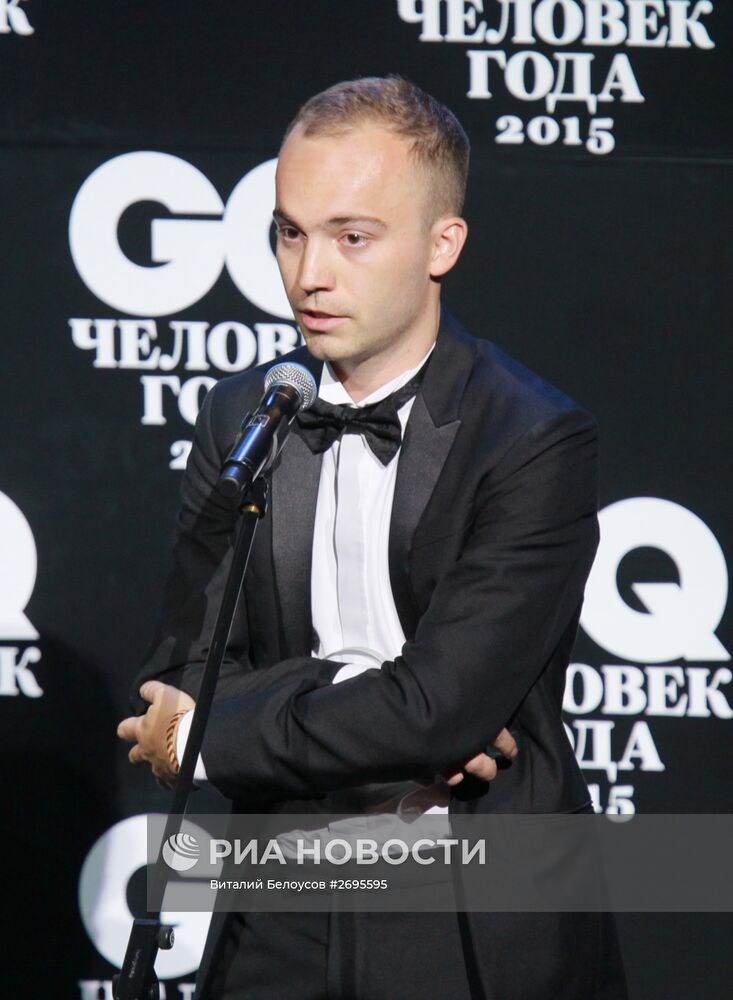 Церемония вручения премии "Человек года" по версии журнала GQ