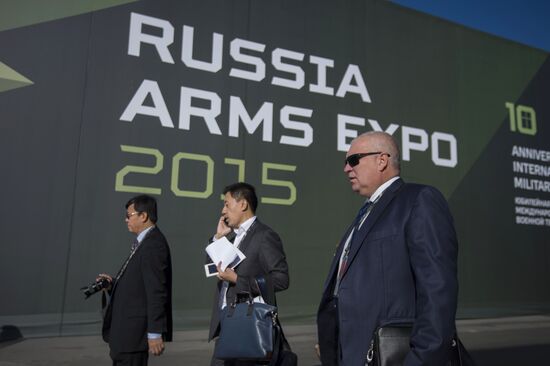 Открытие 10-й международной выставки Russia Arms Expo