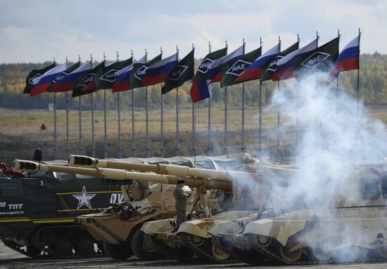 Открытие 10-ой международной выставки Russia arms expo