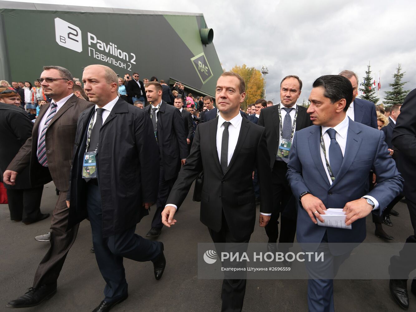 Премьер-министр РФ Д.Медведев посетил международную выставку Russia Arms Expo