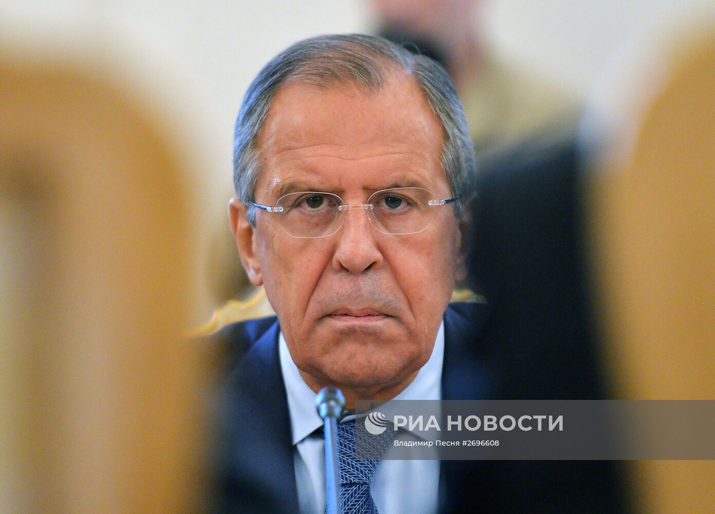 Встреча министра иностранных дел РФ С.Лаврова с министром иностранных дел Республики Судан И.Гандуром