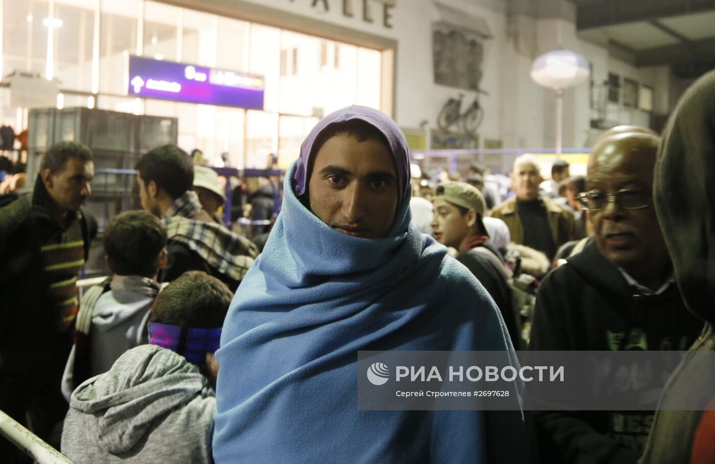 Беженцы с Ближнего Востока в Мюнхене