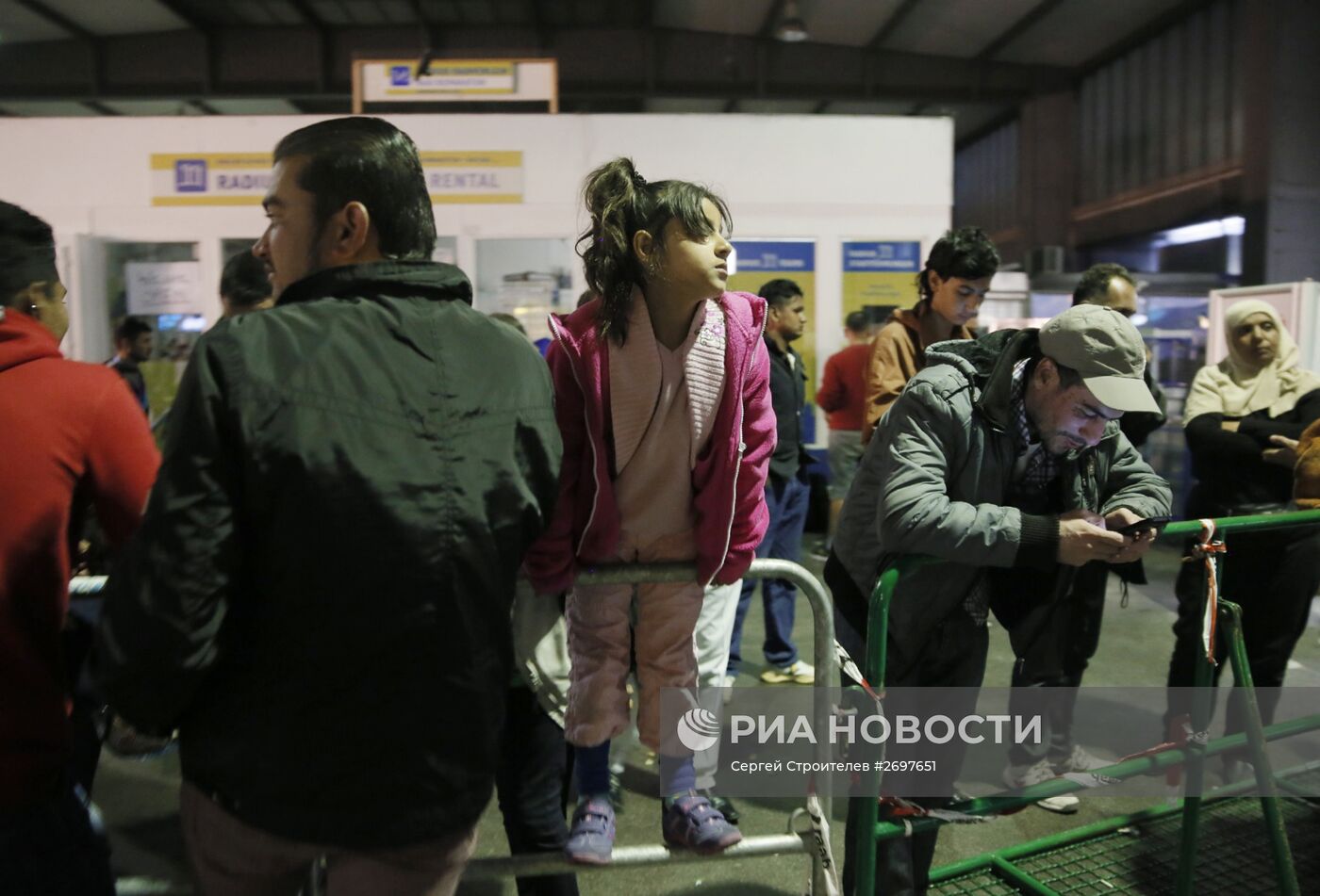 Беженцы с Ближнего Востока в Мюнхене