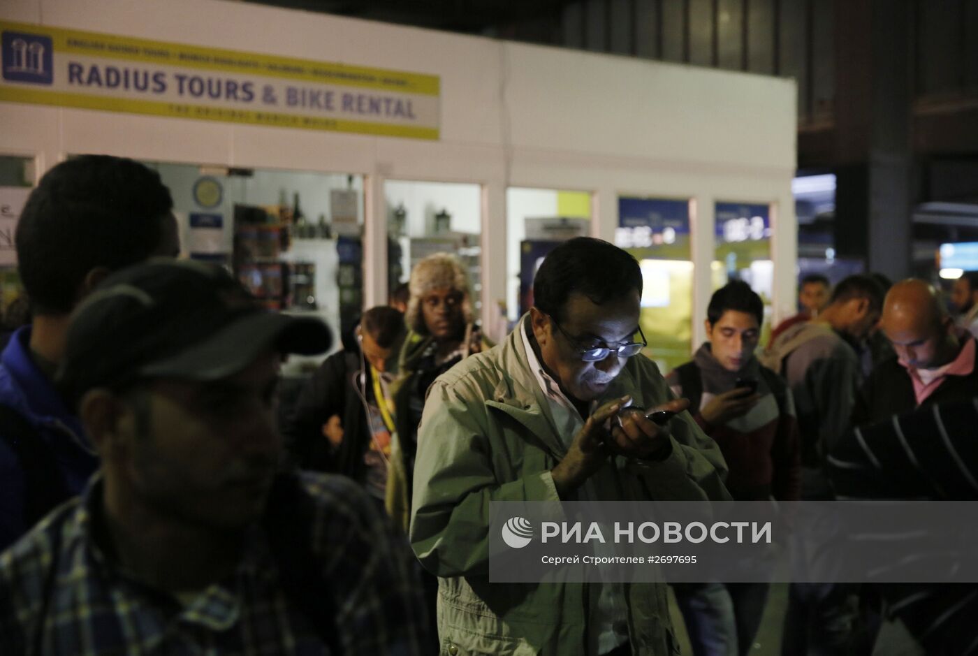 Беженцы с Ближнего Востока в Мюнхене