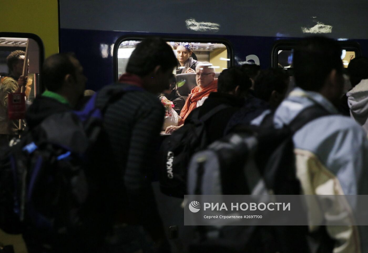 Беженцы с Ближнего Востока в Мюнхене