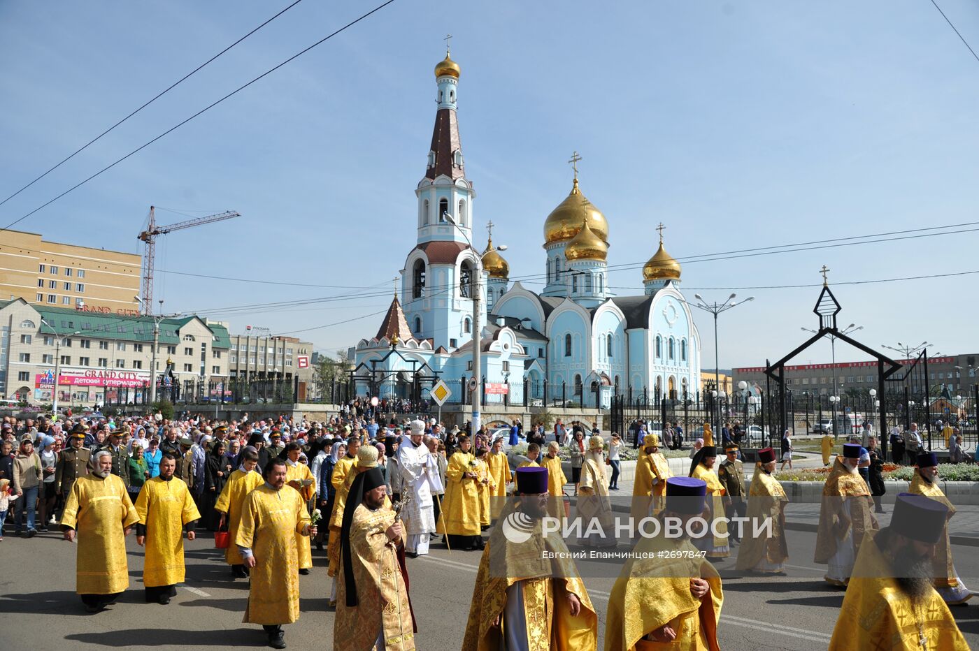 Открытие памятника Александру Невскому в Чите