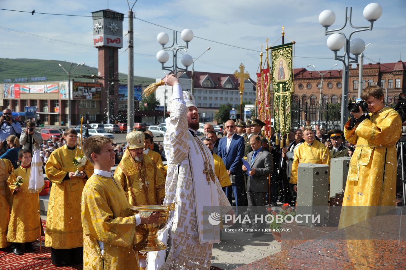 Открытие памятника Александру Невскому в Чите