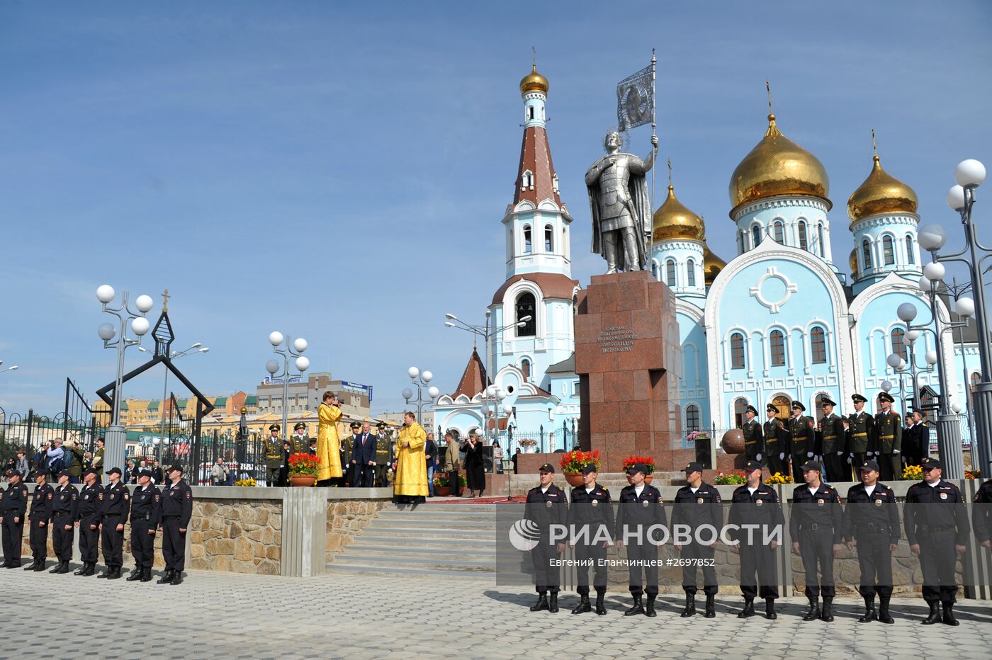 Открытие памятника Александру Невскому в Чите