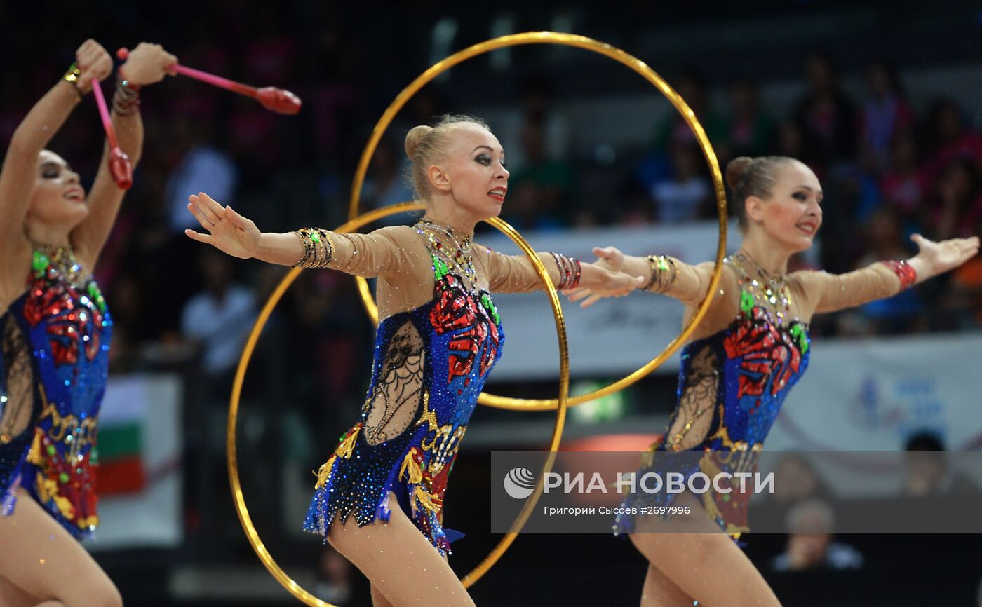 Художественная гимнастика. Чемпионат мира. Шестой день