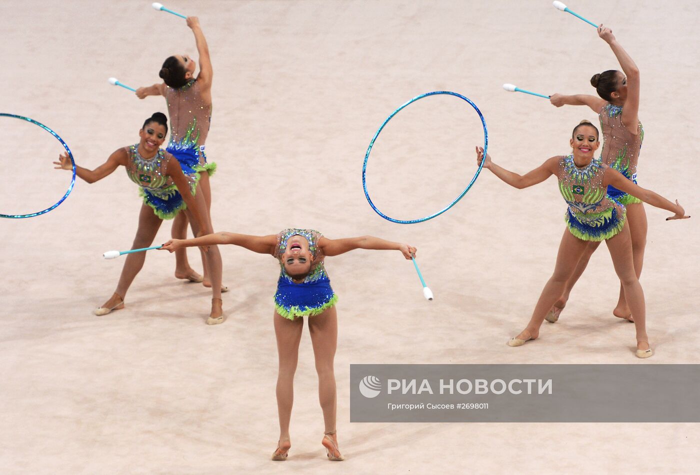 Художественная гимнастика. Чемпионат мира. Шестой день