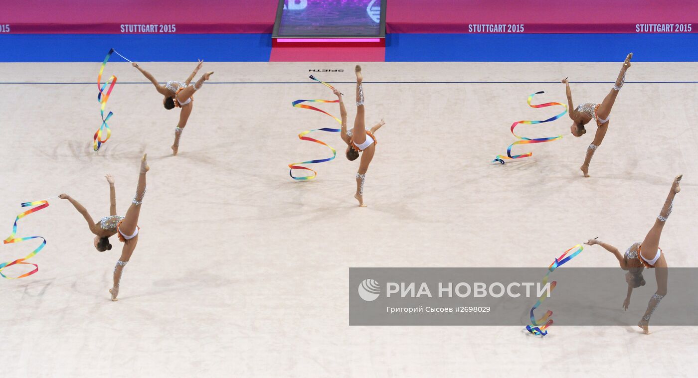 Художественная гимнастика. Чемпионат мира. Шестой день