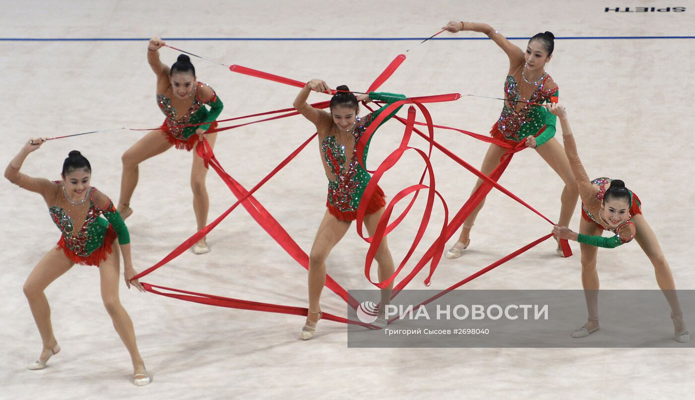 Художественная гимнастика. Чемпионат мира. Шестой день