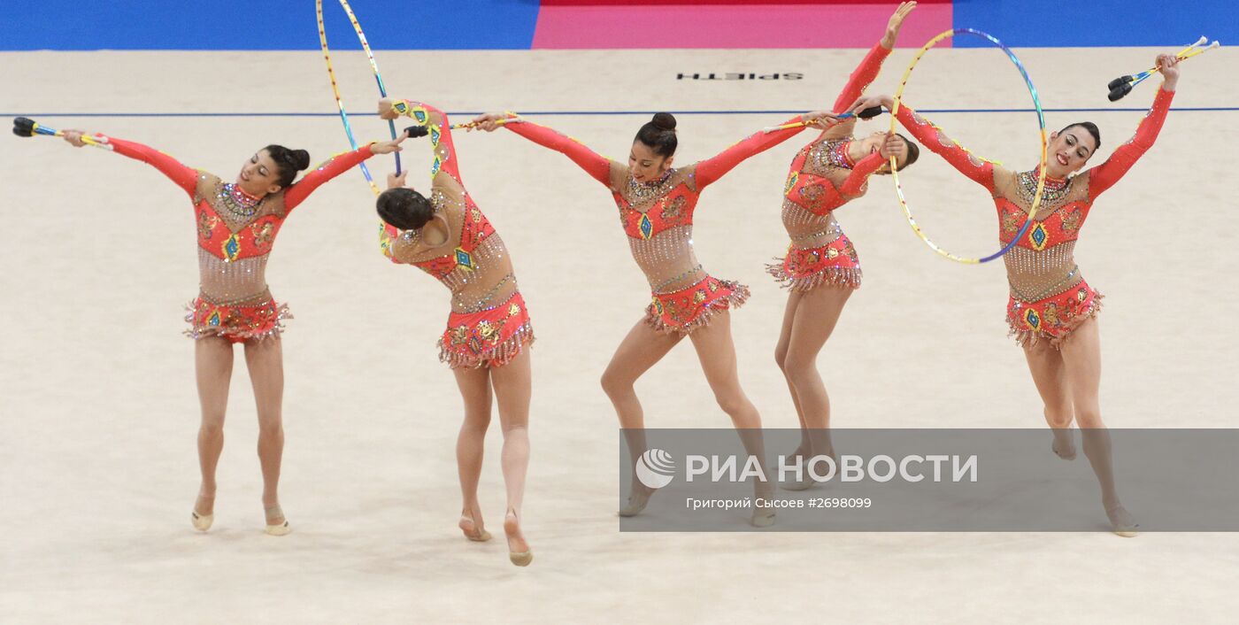 Художественная гимнастика. Чемпионат мира. Шестой день