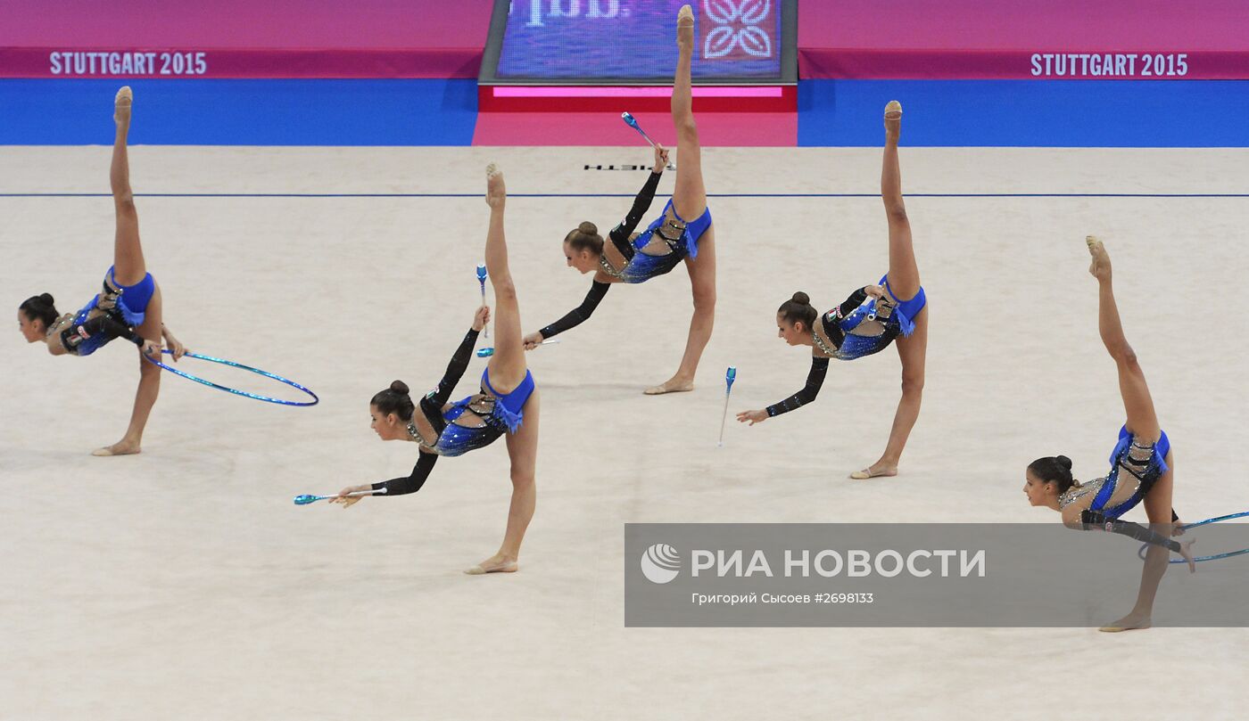 Художественная гимнастика. Чемпионат мира. Шестой день