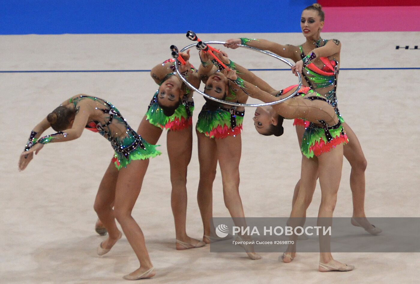 Художественная гимнастика. Чемпионат мира. Шестой день