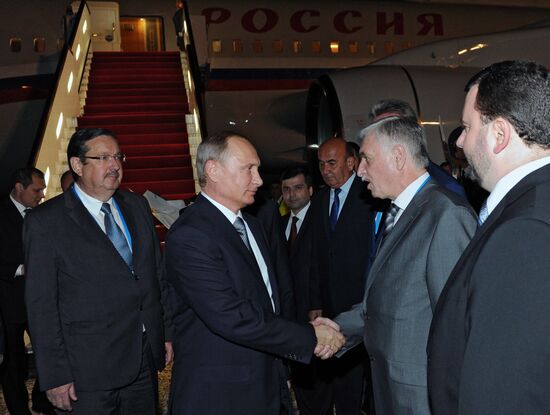 Рабочая поездка президента РФ В.Путина в Душанбе