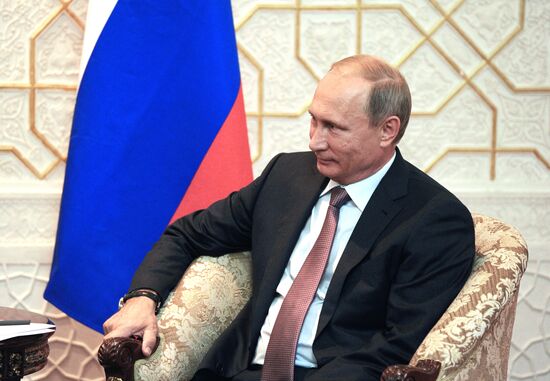 Рабочий визит президента РФ В.Путина в Таджикистан для участия в саммите ОДКБ
