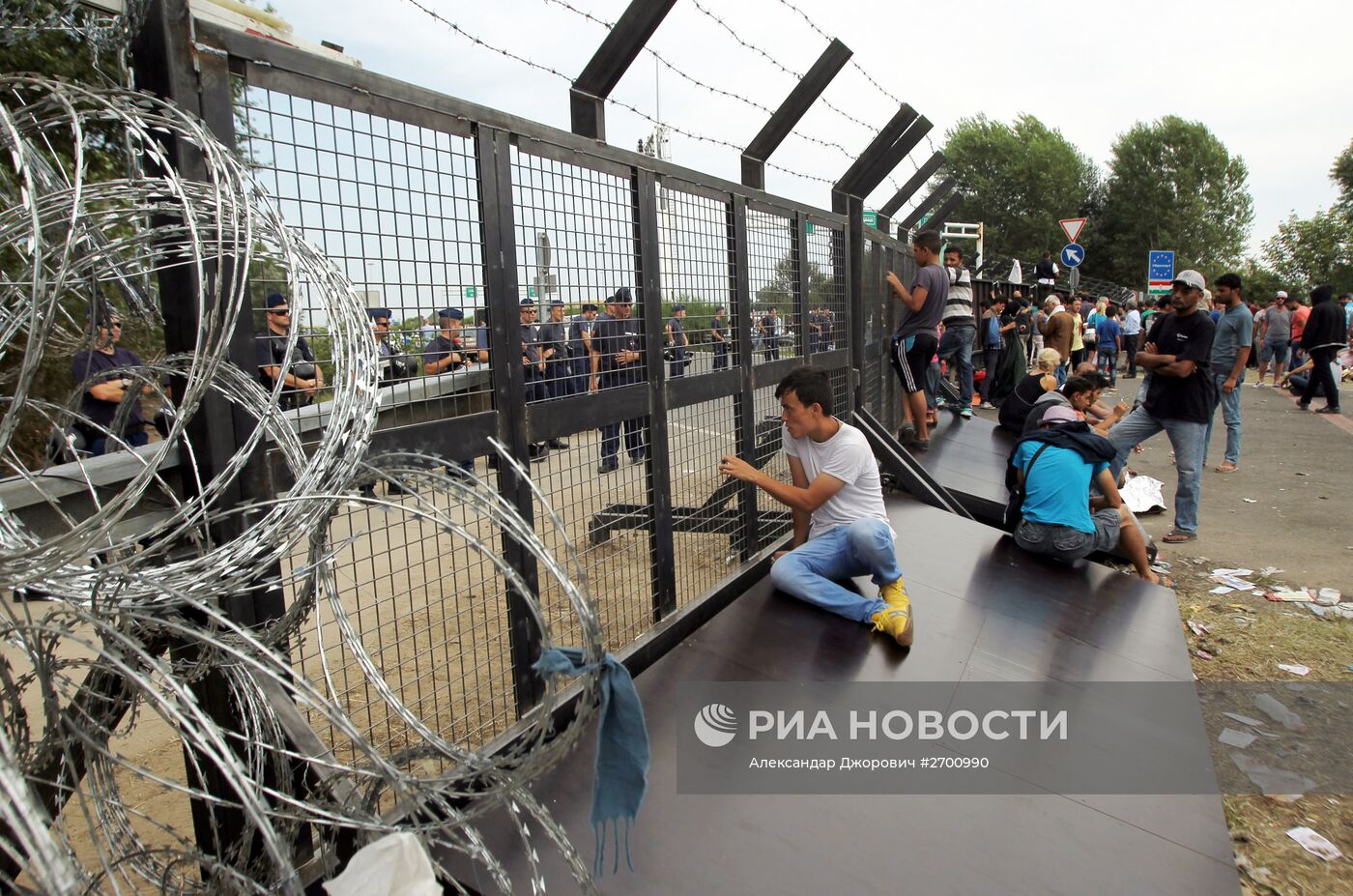 Ситуация на сербско-венгерской границе