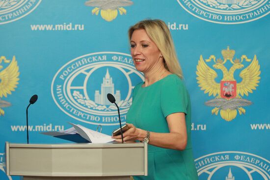 Брифинг официального представителя МИД России М.Захаровой