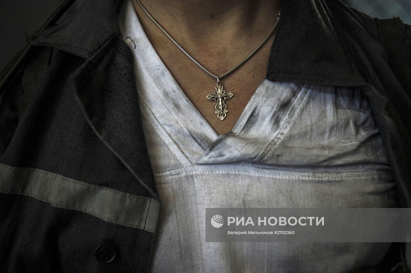 Работа шахты "Заря" в Донецкой области