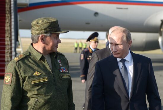 Рабочая поездка президента РФ В.Путина в Оренбургскую область